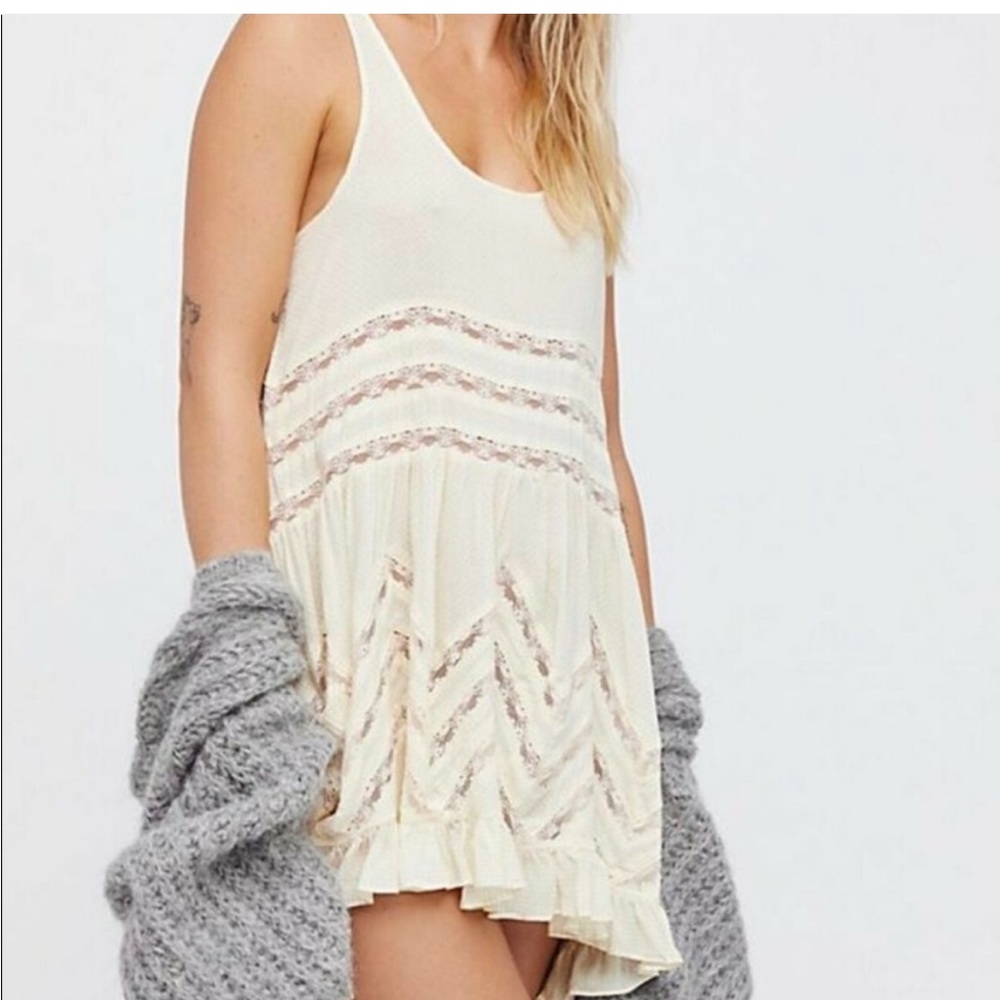 Free People Voile Trapeze Slip
